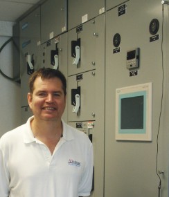 PLC Control Panel with Operator Terminal
